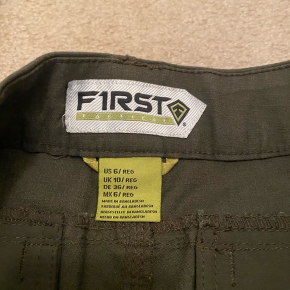 Women’s First Tactical V2 OD Green TDU pants 6/Regular- NWOT - Picture 3 of 6
